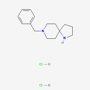 molecular formula C15H24Cl2N2 B1443260 8-Benzyl-1,8-diazaspiro[4.5]decane dihydrochloride CAS No. 1159822-78-2