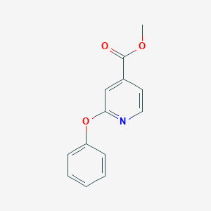 molecular formula C13H11NO3 B1443261 Methyl 2-Phenoxyisonicotinate CAS No. 1217114-93-6