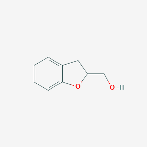 molecular formula C9H10O2 B144327 (2,3-Dihydrobenzofuran-2-yl)methanol CAS No. 66158-96-1