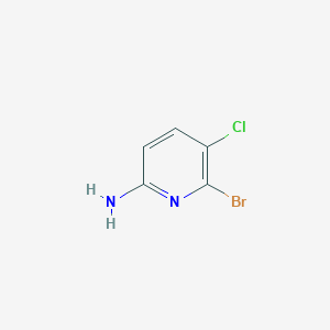 molecular formula C5H4BrClN2 B1443273 6-Bromo-5-chloropyridin-2-amine CAS No. 1004294-58-9