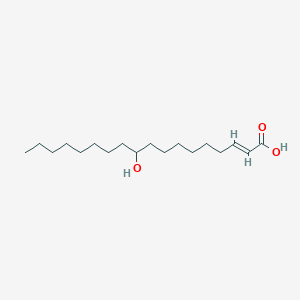 molecular formula C18H34O3 B14432751 10-Hydroxyoctadecenoic acid CAS No. 80110-77-6
