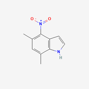 5,7-dimethyl-4-nitro-1H-indole