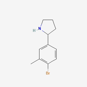 2-(4-Bromo-3-methylphenyl)pyrrolidine