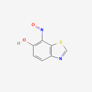 molecular formula C7H4N2O2S B14432800 7-Nitroso-1,3-benzothiazol-6-ol CAS No. 79885-16-8