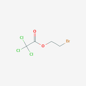 molecular formula C4H4BrCl3O2 B14432860 2-Bromoethyl 2,2,2-trichloroacetate CAS No. 77711-19-4