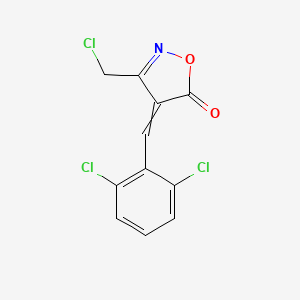 (4E)-3-(Chloromethyl)-4-(2,6-dichlorobenzylidene)-isoxazol-5(4H)-one