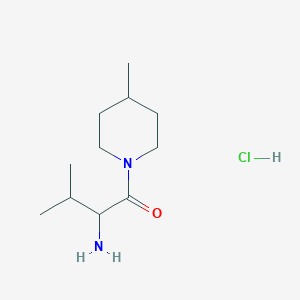 2-Amino-3-methyl-1-(4-methyl-1-piperidinyl)-1-butanone hydrochloride