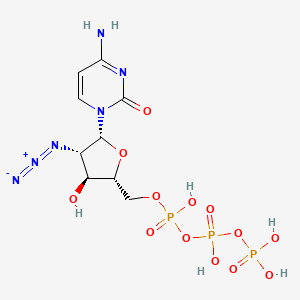 molecular formula C9H15N6O13P3 B14432938 Cytarazid triphosphate CAS No. 79065-89-7