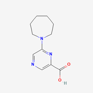 6-(Azepan-1-yl)pyrazine-2-carboxylic acid