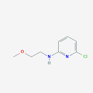 molecular formula C8H11ClN2O B1443302 6-氯-N-(2-甲氧基乙基)-2-吡啶胺 CAS No. 1220019-21-5