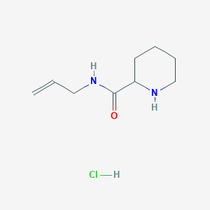 molecular formula C9H17ClN2O B1443307 N-Allyl-2-piperidinecarboxamide hydrochloride CAS No. 1236255-00-7