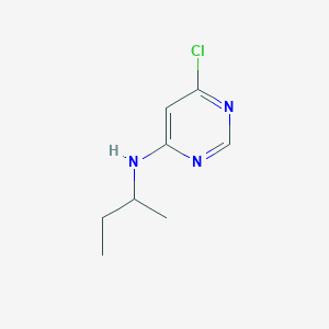 molecular formula C8H12ClN3 B1443308 N-(Sec-butyl)-6-chloro-4-pyrimidinamine CAS No. 1220035-13-1