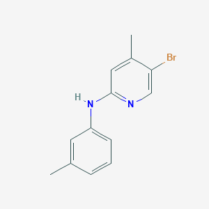 molecular formula C13H13BrN2 B1443309 5-Bromo-4-methyl-N-(3-methylphenyl)-2-pyridinamine CAS No. 1220036-88-3