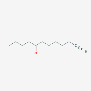 molecular formula C12H20O B14433092 Dodec-11-YN-5-one CAS No. 79681-49-5