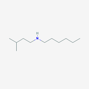 molecular formula C11H25N B14433193 N-(3-Methylbutyl)hexan-1-amine CAS No. 78579-60-9