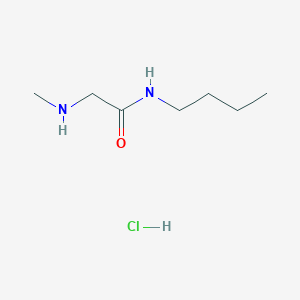 molecular formula C7H17ClN2O B1443323 盐酸N-丁基-2-(甲基氨基)乙酰胺 CAS No. 262300-46-9