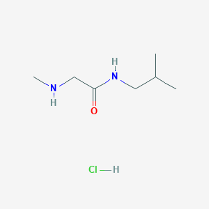 molecular formula C7H17ClN2O B1443324 盐酸N-异丁基-2-(甲基氨基)乙酰胺 CAS No. 1220028-18-1