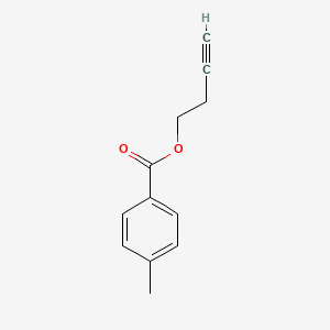 molecular formula C12H12O2 B14433254 But-3-yn-1-yl 4-methylbenzoate CAS No. 77875-81-1