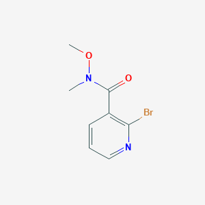 molecular formula C8H9BrN2O2 B1443328 2-bromo-N-methoxy-N-methylpyridine-3-carboxamide CAS No. 1260913-24-3