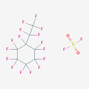 molecular formula C8F18O2S B14433297 Sulfuryl difluoride--undecafluoro(pentafluoroethyl)cyclohexane (1/1) CAS No. 80308-98-1
