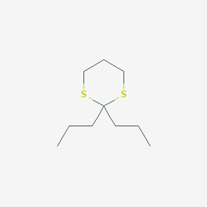 molecular formula C10H20S2 B14433327 2,2-Dipropyl-1,3-dithiane CAS No. 79032-15-8