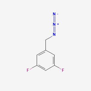 molecular formula C7H5F2N3 B1443335 1-(Azidomethyl)-3,5-difluorobenzene CAS No. 622372-77-4