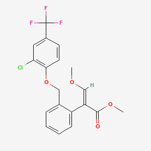 molecular formula C19H16ClF3O4 B1443345 Flufenoxystrobin CAS No. 918162-02-4