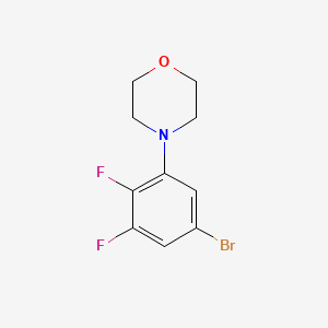 molecular formula C10H10BrF2NO B1443357 4-(5-Bromo-2,3-difluorophenyl)morpholine CAS No. 1129540-95-9