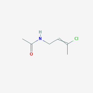 molecular formula C6H10ClNO B14433584 N-(3-Chlorobut-2-en-1-yl)acetamide CAS No. 78693-60-4