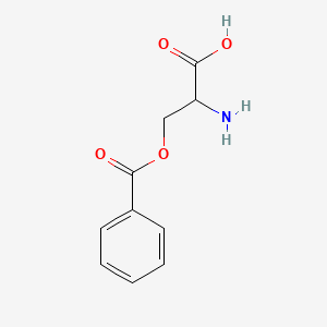 molecular formula C10H11NO4 B14433642 O-Benzoylserine CAS No. 83044-84-2