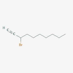 molecular formula C10H17Br B14433676 3-Bromodec-1-yne CAS No. 79090-67-8