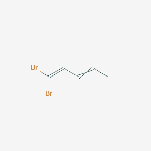 molecular formula C5H6Br2 B14433757 1,1-Dibromo-1,3-pentadiene CAS No. 77295-71-7