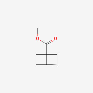 molecular formula C8H12O2 B14433758 Methyl bicyclo[2.2.0]hexane-1-carboxylate CAS No. 79368-51-7