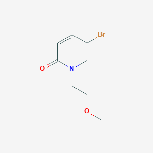 molecular formula C8H10BrNO2 B1443376 5-bromo-1-(2-methoxyethyl)pyridin-2(1H)-one CAS No. 1160790-03-3