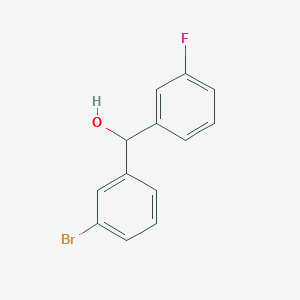 molecular formula C13H10BrFO B1443380 (3-Bromophenyl)(3-fluorophenyl)methanol CAS No. 1183311-32-1