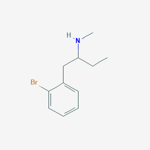 molecular formula C11H16BrN B1443381 [1-(2-Bromophenyl)butan-2-yl](methyl)amine CAS No. 1178331-91-3