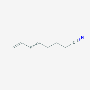 molecular formula C8H11N B14433875 Octa-5,7-dienenitrile CAS No. 74930-35-1