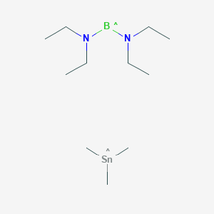 molecular formula C11H29BN2Sn B14433910 CID 85443634 