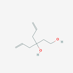 molecular formula C9H16O2 B14433929 3-(Prop-2-EN-1-YL)hex-5-ene-1,3-diol CAS No. 74693-24-6