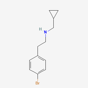 molecular formula C12H16BrN B1443395 2-(4-Bromophenyl)-n-(cyclopropylmethyl)ethanamine CAS No. 1178914-20-9