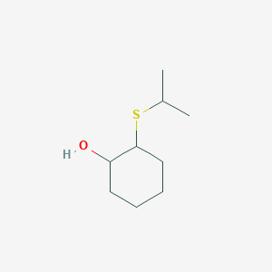 2-(Propan-2-ylsulfanyl)cyclohexan-1-ol