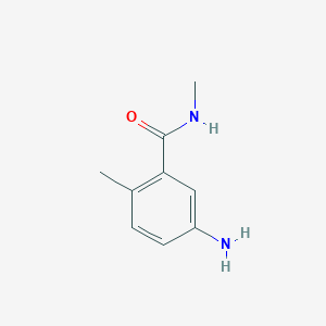 molecular formula C9H12N2O B1443407 5-amino-N,2-dimethylbenzamide CAS No. 1249563-99-2