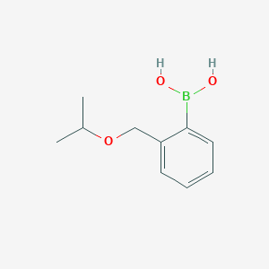 molecular formula C10H15BO3 B1443410 2-(Isopropoxymethyl)phenylboronic acid CAS No. 1333344-88-9