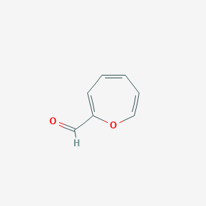 molecular formula C7H6O2 B14434121 Oxepine-2-carbaldehyde CAS No. 77022-99-2