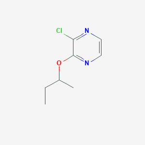 molecular formula C8H11ClN2O B1443413 2-(Butan-2-yloxy)-3-chloropyrazine CAS No. 1247532-74-6