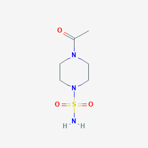 molecular formula C6H13N3O3S B1443414 4-Acetylpiperazine-1-sulfonamide CAS No. 5906-31-0