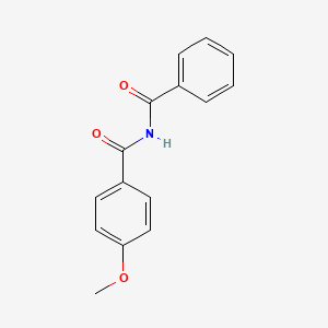 molecular formula C15H13NO3 B14434142 N-Benzoyl-4-methoxybenzamide CAS No. 77290-63-2