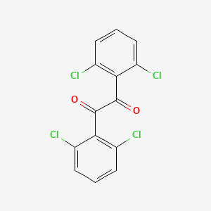 molecular formula C14H6Cl4O2 B14434169 Bis(2,6-dichlorophenyl)ethane-1,2-dione CAS No. 75806-06-3