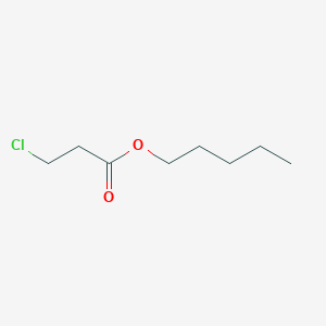 molecular formula C8H15ClO2 B14434176 Pentyl 3-chloropropanoate CAS No. 74306-03-9