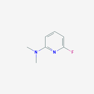 molecular formula C7H9FN2 B1443420 6-fluoro-N,N-dimethylpyridin-2-amine CAS No. 909187-41-3